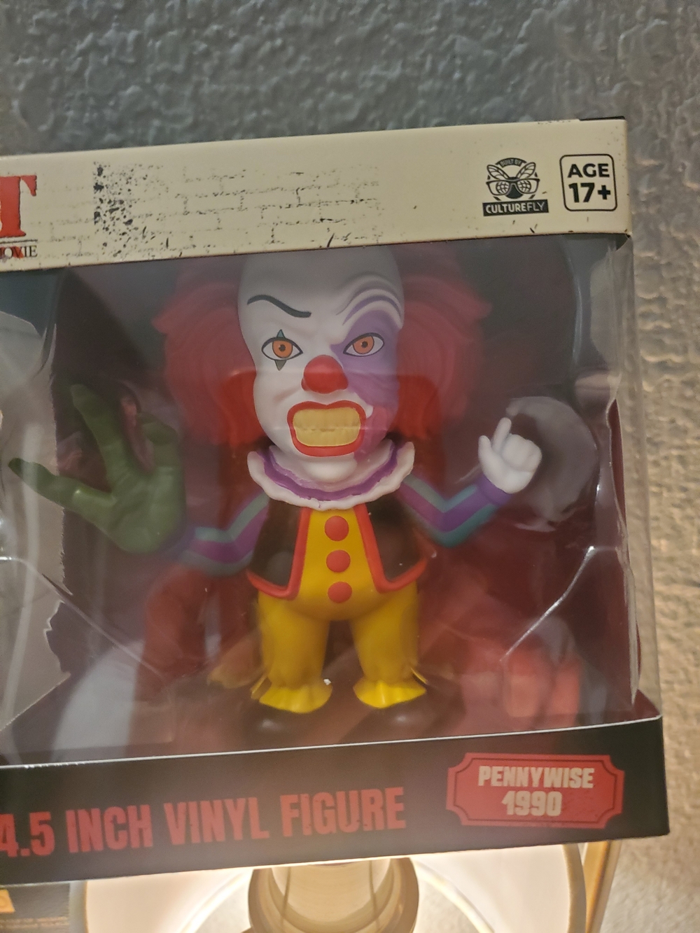 CulturesFly Pennywise 1990 Vinyl Figure — Red, Yellow & Green